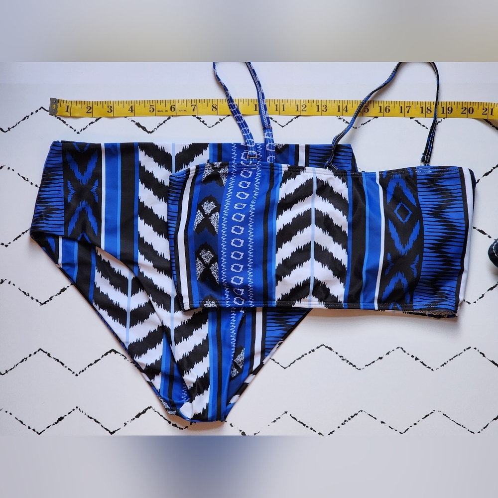 Blue bikini set